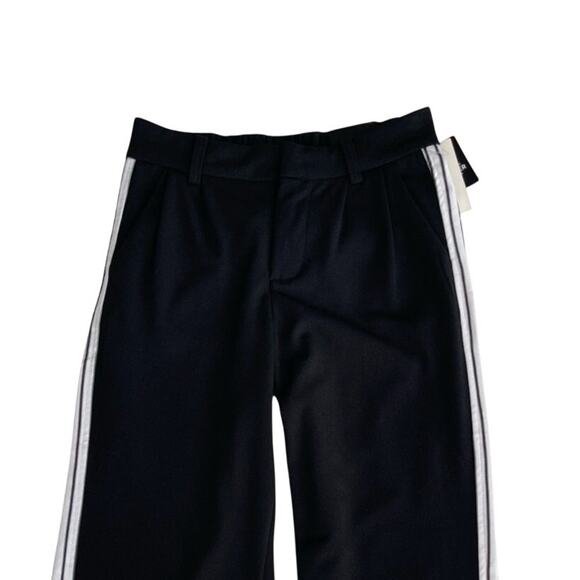 No Comment wide leg trousers, high rise fit with bold white side stripes Size M - Picture 2 of 8